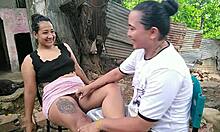 Returning horny manicurist has hard public sex