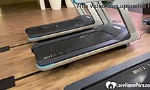 They sneak into the public bathroom for fun sex