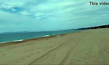 Guy Spills Milk On Nude Beach!