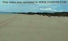 Guy Spills Milk On Nude Beach!