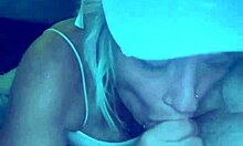 Street Performer Gives Head And Gets Bareback Action Before Cum In Mouth