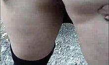 Hot Whore Receives Creampie And Spanks Outdoors