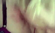 Slut wife emily sucks dick for cumshot