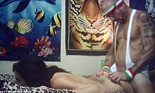 behind the scenes glasses cam first timer skinny brunette babe meets maxxx loadz & she feels the italian pound machine xxx sex