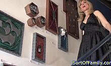 Mature Catching Teen Sucking Cock