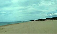 Guy Spills Milk On Nude Beach!