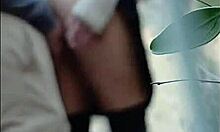 Hot Whore Receives Creampie And Spanks Outdoors