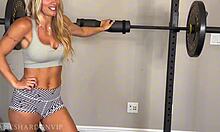 Wife enjoys intense sessions with her personal trainer