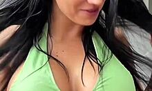 Big tits babe sucks like queen in casting