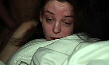 Skinny Brunette Screams During Hard Night Sex In Bedroom