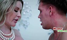 Step moms teach forbidden lessons to teens in taboo group scenarios