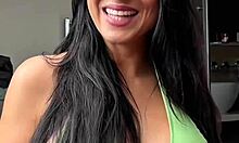 Big tits babe sucks like queen in casting