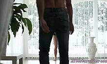 european babe gets pussyfucked and facialized