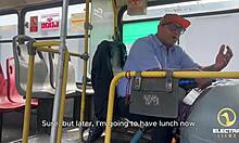 peruvian redhead rides bus collector to skip fare payment