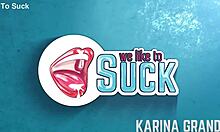 karina grand sucks cock deeply then gets messy facial cumshot