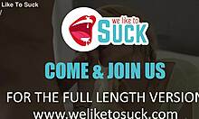 karina grand sucks cock deeply then gets messy facial cumshot