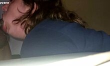 she's loving that deepthroat action with her blonde friend's cock 😈