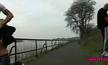 Teeny Group Riverside Outdoor Teasing Session With Oral Pleasures And Climaxes For Teens