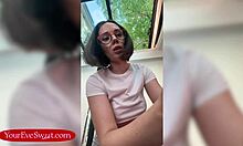 Horny stepsis Eve Sweet caught masturbating!