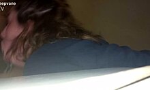 she's loving that deepthroat action with her blonde friend's cock 😈