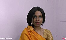 big boobs indian stepmom dirty talking and fingering with stepson during sex 😏