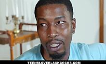 Petite Blonde Teen 18+ Gets Fucked Hard By Black Teacher