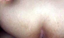 dripping creamy mess on tight pussy during rough doggystyle