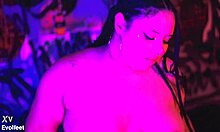 bbw girlfriend moans during foot sex with big ass worship 😍