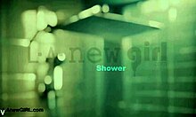 Elegant dark-haired model enjoys a sensual bath