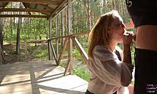 Vicky Sixxx Sucks In Public, Filmed By Black Lynn