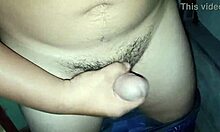 handsome boy jerks off while fantasizing about girl creampie 😏