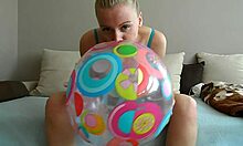 Sophie starts playing at home and strips naked by the end, what a tease