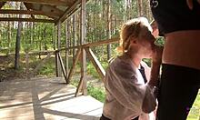 Vicky Sixxx Sucks In Public, Filmed By Black Lynn