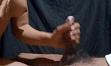 amateur asian teen gives handjob until cumshot