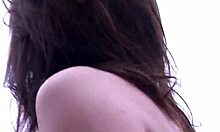 Slut milf with great tits gets rough and wet