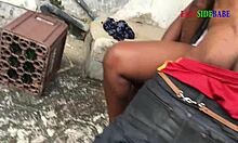 Threesome group fucked with my ebony chubby girlfriend