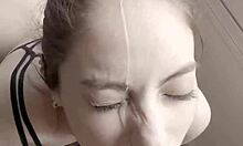 De nuevo en mi ojito, let's cum on that cute face