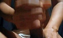 amateur asian teen gives handjob until cumshot