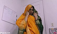 big boobs indian stepmom dirty talking and fingering with stepson during sex 😏