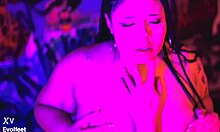 bbw girlfriend moans during foot sex with big ass worship 😍