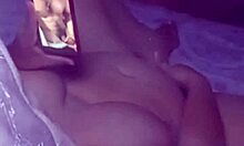 Early arrival catches old bbw milf masturbating for another guy