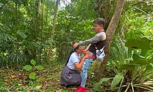 I, a mexican student, secretly fuck a stranger after classes in my uniform... public amateur sex part 1 2