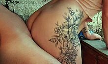 maid teases with tight shorts