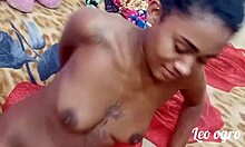 video call with beautiful young black myllena rios