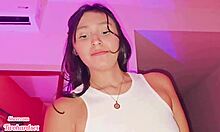 Hermanastra wants to fuck her hermanastro when alone