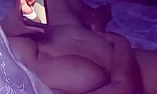 Early arrival catches old bbw milf masturbating for another guy