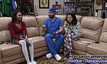 Become doctor tampa humiliate ebony solana during cheerleading physical she thought it was just a formality but finds out you will thoroughly examine this hottie at doctor-tampacom