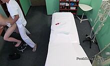 Doctor Boldly Extracts Sex Toy From Patient's Pussy