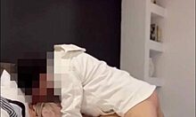 Skinny horny from tinder mounts, sucks dick endlessly, swallows all cum