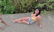 Lukas Fucks Skinny Slut's Tight Pussy On Beach